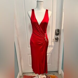 Roberto Cavalli v-neck dress